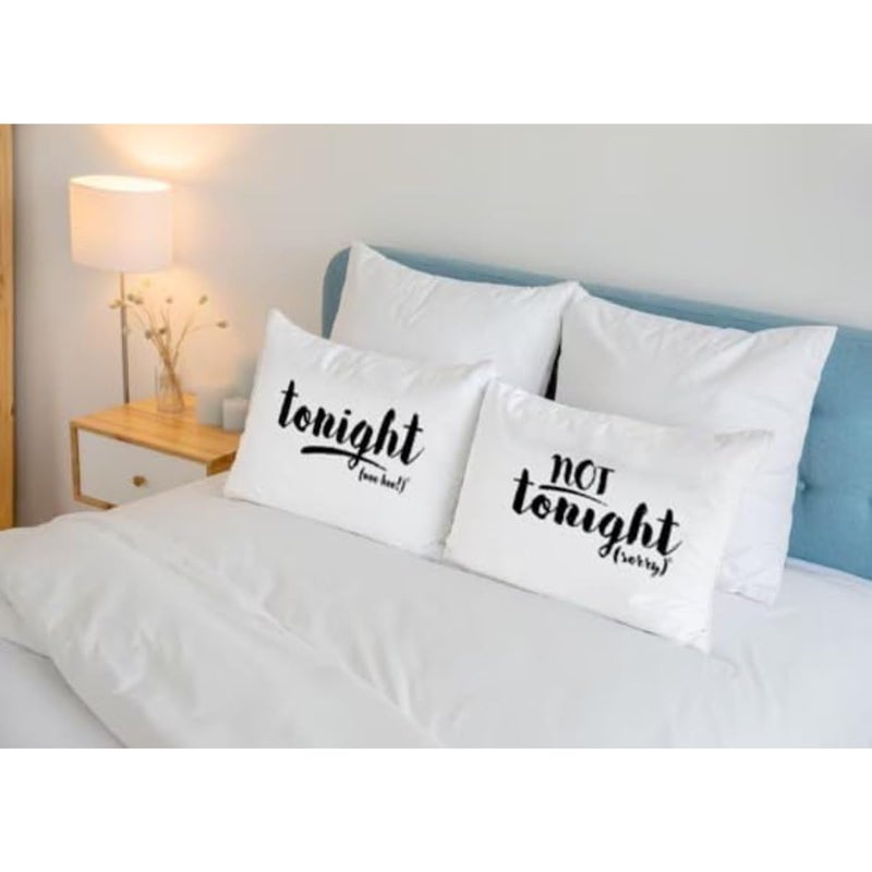 Oh, Susannah Tonight Not Tonight Reversible Pillowcase Bridal Shower Gift Ready Packaging (20x30 for Standard/Queen Sized Pillows) - Image 3